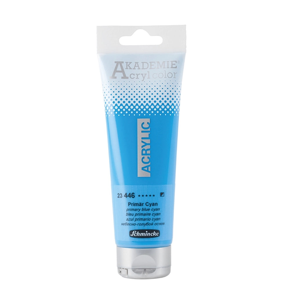 Schmincke Akademie Acrylic Color, 120ml, Primary Blue  - 05640051